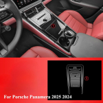 Porsche Panamera 2025 2024 Tarvikud sisekile l&auml;bipaistev TPU k&auml;igukasti paneel GPS-keskkonsool PPF kaitsekleebis