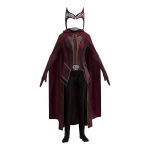 Cosplay Kost&uuml;&uuml;m WandaVision Sama Riietus Punane Triip/Prindiga Piimasiidist Kangas Mitu Suurust 120cm