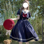 Pehme &Otilde;de Armas Lolita Kleit Naistele Magus Puhvis Varrukas Kitsas &Otilde;pilase Kleit Pidu Retro T&uuml;drukute Vibu Meremehe Krae Vestidos XS
