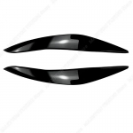BMW 5. seeriale F10 F11 2011-2014 Auto Eyelid Esitulede Kulmukarva Kate Silmalaugu Liistu Kleebis L&auml;ikiv Must ABS Autotarvikud Gloss Black