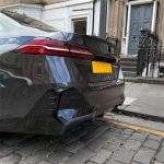BMW 5. seeria G60 M Sport tagumise kaitseraua spoiler k&uuml;ljepoolne tuulel&otilde;ikuri viimistluskate 2025 2025 Tarvikud Must must