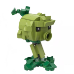 Bricklink MOC Ideed PVZ M&auml;ng Taimed ja Zombid Lahingutegevuse Figuuride Komplektid Hernep&uuml;ssid Ehitusklotsid Laste M&auml;nguasjad Halloweeni Kingitus beige