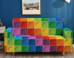3D diivanikatted elutoa nurka Elastne diivanikate J&otilde;uludivanikate Funda diivan Diivanikate 1-4 kohaline 1pcs 40x40cm