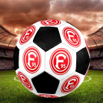 1 tk Fortuna D&uuml;sseldorf suurus 5 jalgpall Praha Sisejalgpall V&auml;rviline K&otilde;ik Vanused Masin&otilde;mmeldud PVC V&otilde;istluseks Valmis Vastupidav K&otilde;rgep&otilde;rge