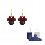 Swarovski Mickey Minnie Faux Crystal Stone K&otilde;rvar&otilde;ngad Naistele Must/Kuldne V&auml;rv