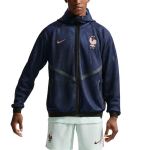 Nike Dri-Fit Jalgpalli H&uuml;mn FFF L&otilde;tv L&otilde;ige T&otilde;mblukuga Kapuutsiga Pikkade Varrukatega Kiiresti Kuivav S&auml;rk Meeste topid IH1763-498 M black