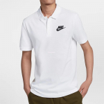 Ehtne Nike Meeste Spordiklassika Puuvillane Hingav Rev&auml;&auml;riga Polo S&auml;rk L&uuml;hikeste Varrukatega T-s&auml;rk 2XL valge