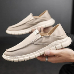 Meeste vabaajajalatsid 2024 Uus Mood V&auml;ljas K&otilde;ndimiseks Lamedad Mugavad Slip-On Mokassiinid Kerged Tennised &Uuml;hev&auml;rvilised Lauajalan&otilde;ud 39 beež