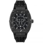 Philipp Plein PWPUA0624 The Hexagon Phantom Meeste k&auml;ekell 44mm must
