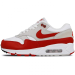 Nike Air Max 90/1 Valge University Red Naiste AQ1273-100 38.5 punane/valge