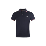 Moncler l&uuml;hikeste varrukatega polo must/tumesinine meeste pealisr&otilde;ivad 8A703008455677X S black