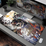 Uus Arknights Kawaii T&uuml;druk Mouse Pad Armas Anime M&auml;nguri Mousepad XXL Suur Lauamatt Naturaalne Kumm Libisemisvastane Pehme Arvutilaua Matt 600x300x2mm gray
