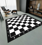 Malematt M&auml;ngutoa Dekoor Ruuduline Malelaua Disain Elutoa Magamistoa Kodu Dekoor Vaibad 120X160CM