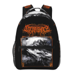 Žanrid Deathcore Lorna Shore Logo B&auml;ndi &Otilde;pilase Seljakott Koolikott Matka Reisi P&auml;evakott Meestele Naistele Raamatukott &Otilde;lakotid One Size black