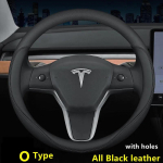Nappa Nahast Autojuhtimiskangi Kate Tesla Mudelitele 3 Y S X 2019 - 2025 4 Hooajaks 36-38 CM Must Autode Siseviimistluse Lisatarvikud black