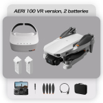 Kaasaskantav Aeri100 VR-puldiga droon Harjadeta mootoriga 5G WIFI RC-droon Neljarootoriline takistuste v&auml;ltimisega 8K HD kahekordne kaamera FPV Mini-droon Kokkupandavad m&auml;nguasjad With VR 2 batteries