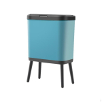 Suure Mahutavusega Pr&uuml;gikast, K&otilde;rge K&ouml;&ouml;gij&auml;&auml;tmete &Auml;mber, PresstoAvatav Kaas, Moodne Kodu Oliiviroheline 15L Sky Blue 15L blue