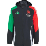 Meeste Adidas Arsenal Jakid Meeste Mustad Kapuutsiga (Mitte-eemaldatav) M&otilde;&otilde;dukas L red