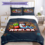 Roblox voodipesukomplekt Hingav tekikott padjap&uuml;&uuml;ridega Dekoratiivne voodipesu magamistuppa Kodu kaunistamine S&uuml;nnip&auml;evakingitus 140cmx200cm