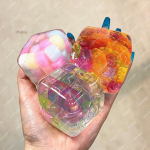 K&otilde;va kommi kuubik Stressipall Squishy m&auml;nguasjad Kujundatav Mittep&otilde;rkav kuubik Pigistatav pall Asmr Sensoorne Antistress Fidget m&auml;nguasjad t&auml;iskasvanutele