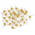 50 tk kummist metallist otsad pistikud hoidikud prillide keti jaoks as described kuld