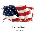 Ameerika lipu plaastrid A-tasemel pestav soojus&uuml;lekandega triikraud peal plaastrid isetegemise tarvikud r&otilde;ivastel