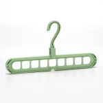 Multifunktsionaalne 9 auguga l&uuml;katav riidepuu Tuulekindel kodune tavariiete hoiuruum Libisev riideriiul roheline