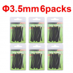 Bimoo 6Packs karpkalap&uuml;&uuml;gi seadmed kahanemistoru soojendus kahanemistoru suurus 1 mm 1,5 mm 2 mm 2,5 mm 3 mm 3,5 mm karpkalap&uuml;&uuml;gi tarvikud 1mm