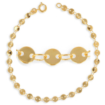 Les Tr&eacute;sors De Lily [Q3981] - kullatud  Cleopatra  kaelakee - 45 cm 4 mm kuld