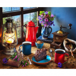 5D teemantmaal Ristpistes puuviljapilt kivikividega Teemantmosaiik Teemanttikandid 20X30CM