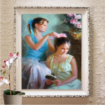 5D DIY Teemantmaali Ristpiste komplekt t&auml;ispuur Teemanttikandid Mosaiik Pilt kividest kaunistus kingitus Full Round 20X30CM