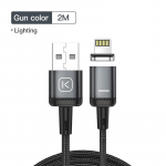 KUULAA magnetiline laadimiskaabel Kiirlaadimine USB-t&uuml;&uuml;pi C-kaabel Magnet mikro-USB-andmelaadimiskaabel telefonikaabel iPhone'i USB-juhtme jaoks for iPhone 2M must