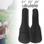 21/23/26 tolline must kaasaskantav ukulele kott, pehme &uuml;mbris, puuvillase polsterdatud veekindel kott 21 inch