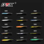 FTK 15 tk/1 pakk pehmet aeru saba silikoons&ouml;&ouml;ta 10 cm merep&uuml;&uuml;gi peibutis, ujumiss&ouml;&ouml;t Swinger kunstlikud kalastustarbed 001-015-15pcs