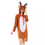 T&auml;iskasvanutele m&otilde;eldud naiste seksikas p&otilde;hjap&otilde;dra pidžaama j&otilde;ulukost&uuml;&uuml;miga kost&uuml;&uuml;m M