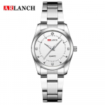 ARLANCH Mood Elegent Kell Naiste Mood Roosa Sinine Sihverplaadiga Veekindel Creative Deisgn Roostevabast terasest rihmaga k&auml;ev&otilde;ru K&auml;ekellad Lihtsad kvartskellad NO Packaging valge