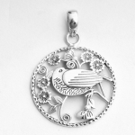 Linnuripats, h&otilde;beehted, 925 sterling h&otilde;be, disainerripats, loomaehted