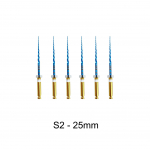 Hambaraviinstrument Super File Blue Rotary Pro soojuse aktiveerimisega painduvad mootori koonusviilid juurekanali jaoks 25mm S2