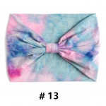 Lipsuv&auml;rvi laiad s&otilde;lmitud peapaelad naistele Vintage turbaniga pea&uuml;mbris T&uuml;drukute juuksepaelad Aksessuaarid Elastsed sidemed Sidemega puuvillane pear&auml;tt