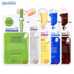 Mediheal Essential Mask EX Set, (Teatree Care, Vita Lightbream, Collagen Impact, N.M.F Aquaring Ampoule, Placenta Revital), 24 g. x 5 / 10 pcs 24 g. x 5 pcs