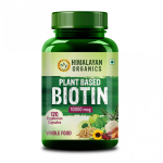 Biotiin (120 tilka, 10 000 mcg), Biotiin, Himaalaja orgaanilised ained 23.25