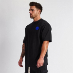 Muscleguys Suvised Meeste tr&uuml;kitud MG L&uuml;hikeste varrukatega T-s&auml;rgid Noorte mood Korea stiil Suured topid Kulturistid Meeste Puuvill M-XXL M must
