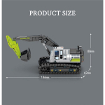 Tehnika Ehitusplokid Linnaehitus Lastele M&auml;nguasjad Tsemendisegisti Veoautokraana Ekskavaator Minibuldooser poistele kingitused