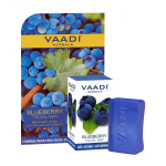 Mustika n&auml;oseep: naha vananemise m&auml;rkide vastu (25 g), Blueberry Facial Bar Anti-Ageing, Vaadi Herbals