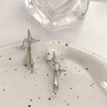 ANENJERY S&auml;delevad tsirkoon Star Water Drop N&otilde;elk&otilde;rvar&otilde;ngad Naistele T&uuml;drukutele Magusad lahedad Hip Hop Peoehted