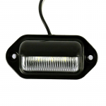SEAMETAL auto 12V-24V saba tagumine 6LED numbrim&auml;rk Kerge veoauto veoauto numbrim&auml;rgi lamp 1/2 tk 1PC must