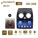 Autoraadio Android Auto Multimeedia jaoks Nissan Qashqai J10 2006 2007 2008-2013 Carplay 2din GPS Autoradio 2+32GB 1+16GB,A