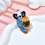 Blucome Kummalised &ouml;&ouml;kull Prossid Naiste stiilne akr&uuml;&uuml;lmaterjal Armas loomam&auml;rk S&uuml;nnip&auml;evakingitused Pins Aksessuaarid Ehted oranž