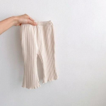 Baby Girls Boot Cut Pant Kevad Uus Baby Flare P&uuml;ksid Solid Girls Retuusid Lapsed Armsad P&uuml;ksid Lastele Puuvillased p&uuml;ksid 73 beež