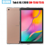 Tahvelarvuti &uuml;mbris Samsung Galaxy Tab A 10.1' 2019 silikoonist softshell TPU turvapadja kate L&auml;bipaistev kaitsekott SM-T510/T515 jaoks TAB A 2019 T510 puhas